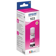 Чернила EPSON 103 (C13T00S34A) для СНПЧ EPSON L3100/L3101/L3110/L3150/L3151/L1110, пурпурные, ОРИГИНАЛЬНЫЕ 101010363192