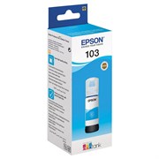 Чернила EPSON 103 (C13T00S24A) для СНПЧ EPSON L3100/L3101/L3110/L3150/L3151/L1110, голубые, ОРИГИНАЛЬНЫЕ 101010363194