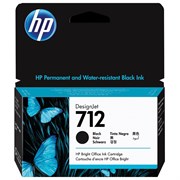 Картридж струйный для плоттера HP (3ED70A) DesignJet T230/T250/T630/T650, №712, черный, оригинальный 101010363910