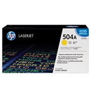 Картридж лазерный HP (CE252A) ColorLaserJet CP3525/CM3530, №504A, желтый, оригинальный, ресурс 7000 страниц 101010360632