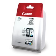 Картридж струйный CANON (PG-445/CL-446) PIXMA MG2440/MG2540, оригинальный КОМПЛЕКТ 2 цвета, 180 страниц, 8283B004 101010361574