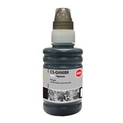 Чернила CACTUS (CS-GI490BK) для СНПЧ CANON Pixma G1400/G2400/G3400, черные, 0,1 л 101010362947