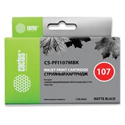 Картридж струйный CACTUS (CS-PFI107MBK) для CANON PF680/685/780/785, матовый черный 101010362788