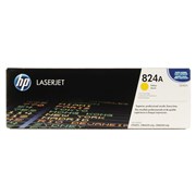 Картридж лазерный HP (CB382A) ColorLaserJet CP6015 и другие, №824A, желтый, оригинальный, ресурс 21000 страниц 101010360618