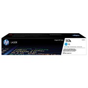 Картридж лазерный HP (W2071A) для HP Color Laser 150a/nw/178nw/fnw, №117A, голубой, оригинальный, ресурс 700 страниц 101010363308