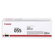 Картридж лазерный CANON (055Y) для LBP663/664/MF742/744/746, желтый, оригинальный, ресурс 2100 страниц, 3013C002 101010363332