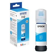 Чернила EPSON 112 (C13T06C24A) для СНПЧ EPSON L11160 /L15150 /L15160 /L6550/L6570, голубые, ОРИГИНАЛЬНЫЕ 101010363901