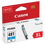 Картридж струйный CANON (CLI-481C XL) для PIXMA TS704 / TS6140, голубой, ресурс 515 страниц, оригинальный, 2044C001 101010363218