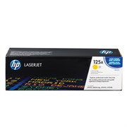 Картридж лазерный HP (CB542A) ColorLJ CP1215/CP1515N и др, №125A, желтый, оригинальный, ресурс 1400 страниц 101010360556