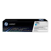 Картридж лазерный HP (CE311A) CLJ CP1025/CP1025NW, №126A, голубой, оригинальный, ресурс 1000 страниц 101010360878