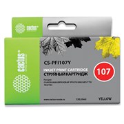 Картридж струйный CACTUS (CS-PFI107Y) для CANON PF680/685/780/785, желтый 101010362791