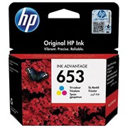 Картридж струйный HP (3YM74AE) DeskJet Plus Ink Advantage 6075/6475, №653, цветной, 200 страниц, оригинальный 101010363905