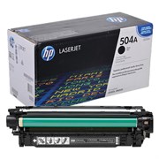 Картридж лазерный HP (CE250A) ColorLaserJet CP3525/CM3530, №504A, черный, оригинальный, ресурс 5000 страниц 101010360629