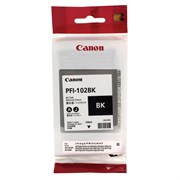 Картридж струйный CANON (PFI-102BK) iPF500/510/F600/605/610/650/655/700/710/720, черный, оригинальный, 130 мл, 0895B001 101010361553