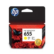 Картридж струйный HP (CZ112AE) Deskjet Ink Advantage 3525/5525/4515/4525 №655, желтый, оригинальный 101010361012