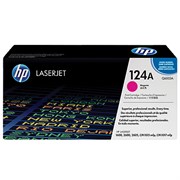 Картридж лазерный HP (Q6003A) ColorLaserJet CM1015/2600 и др, №124A, пурпурный, оригинальный, 2000 страниц 101010360588