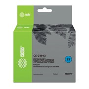 Картридж струйный CACTUS (CS-C4913) для плоттеров HP DesignJet 500/510/800, желтый 101010361858