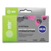 Картридж струйный CACTUS (CS-EPT0826) для EPSON Stylus R270/R390/ RX590, светло-пурпурный 101010361957