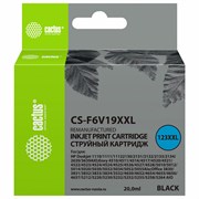 Картридж струйный CACTUS (CS-F6V19XXL) для HP DeskJet 1110/1112/2130, черный, ресурс 1000 стр., 20 мл 101010363843