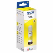 Чернила EPSON 106 (C13T00R440) для СНПЧ L7160/L7180, желтые, ОРИГИНАЛЬНЫЕ 101010363593