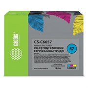 Картридж струйный CACTUS (CS-C6657) для HP Deskjet 5150/5550/5600/5850, цветной 101010362817