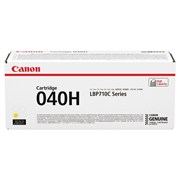 Картридж лазерный CANON (040H) i-SENSYS LBP710CX / 712CX, желтый, ресурс 10000 страниц, оригинальный, 0455C001 101010363239