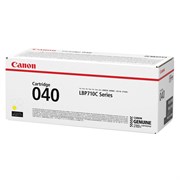 Картридж лазерный CANON (040Y) i-SENSYS LBP710Cx/LBP712Cx, оригинальный, желтый, ресурс 5400 страниц, 0454C001 101010362358