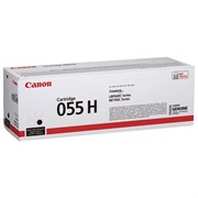 Картридж лазерный CANON (055HBK) для LBP663/664/MF742/744/746, черный, оригинальный, ресурс 7600 страниц, 3020C002 101010363334