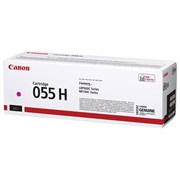 Картридж лазерный CANON (055HM) для LBP663/664/MF742/744/746, пурпурный, оригинальный, ресурс 5900 страниц, 3018C002 101010363337