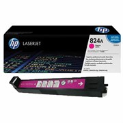 Картридж лазерный HP (CB383A) ColorLaserJet CP6015 и другие, №824A, пурпурный, оригинальный, ресурс 21000 страниц 101010360619