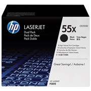 Картридж лазерный HP (CE255XD) LaserJet M525dn/M521dn/P3015, КОМПЛЕКТ 2 шт., оригинальный, ресурс 2х13500 страниц 101010361822