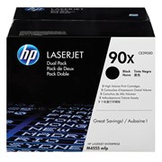 Картридж лазерный HP (CE390XD) LaserJet M602n/M603n и другие, №90X, КОМПЛЕКТ 2 шт., оригинальный, ресурс 2х24000 страниц 101010361466