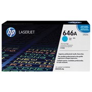 Картридж лазерный HP (CF031A) ColorLaserJet CM4540, №646A, голубой, оригинальный, ресурс 12 500 страниц 101010363375