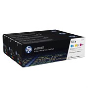 Картридж лазерный HP (U0SL1AM) LJ Pro200 colorM276/M251, №131A, оригинальный, КОМПЛЕКТ 3 цвета по 1800 страниц 101010361435