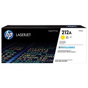 Картридж лазерный HP (W2122A) Color LaserJet M554/M555, №212A, желтый, оригинальный, ресурс 4500 страниц 101010363854