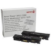 Картридж лазерный XEROX (106R02782) WC 3225/Phaser 3052/3260, оригинальный, КОМПЛЕКТ 2 шт., ресурс 2х3000 страниц 101010361827