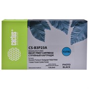 Картридж струйный CACTUS (CS-B3P23A) для HP DesignJet T920/T1500, фото черный 101010363690