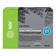 Картридж струйный CACTUS (CS-C9351) для HP Deskjet 3920/3940/officeJet4315, черный 101010361837