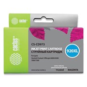 Картридж струйный CACTUS (CS-CD973) для HP Officejet 6000/6500/7000, пурпурный 101010361844