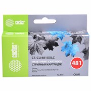 Картридж струйный CACTUS (CS-CLI481XXLC) для Canon Pixma TR7540/TR8540/TS6140, голубой 101010364173