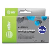 Картридж струйный CACTUS (CS-EPT0732) для EPSON Stylus С79/СХ3900/4900/5900/7300, голубой 101010361936