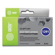 Картридж струйный CACTUS (CS-EPT1291) для EPSON Stylus B42WD/BX305W/BX625WD, черный 101010361951