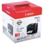 Картридж струйный CANON (PGI-2400XL BK/C/M/Y) iB4040/MB5040/MB5340, КОМПЛЕКТ, оригинальный, 4 цвета, 9257B004 101010362110