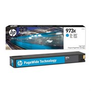 Картридж струйный HP (F6T81AE) PW Pro 477dw/452dw, №973X, голубой, увеличенный ресурс 7000 страниц, оригинальный 101010362295