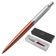 Ручка шариковая PARKER "Jotter Core Chelsea Orange CT", корпус оранжевый, детали хром, синяя, 1953189 101010142384