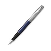 Ручка перьевая PARKER "Jotter Royal Blue CT", корпус синий, детали из нержавеющей стали, синяя, 2030950 101010142942