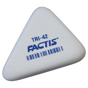 Ластик FACTIS TRI 42 (Испания), 45х35х8 мм, белый, треугольный, PMFTRI42 101010227989