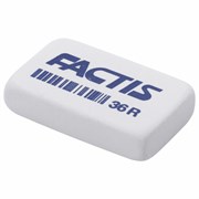 Ластик FACTIS 36 R (Испания), 40х24х9 мм, белый, прямоугольный, мягкий, CNF36RB 101010228005