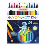 Фломастеры ПИФАГОР "Космическая одиссея", 24 цвета, вентилируемый колпачок, 152446 101010152446