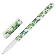 Ручка шариковая BRAUBERG SOFT TOUCH GRIP "TROPIC", СИНЯЯ, мягкое покрытие, узел 0,7 мм, 143719 101010143719